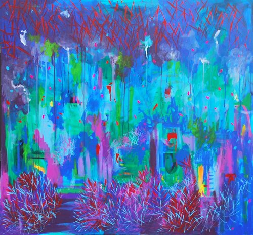 A Frozen Tapestry by Aasiri Wickremage, Painting for Sale on Singulart