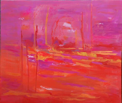Radient sunsets di Aasiri Wickremage, Pittura in vendita su Singulart