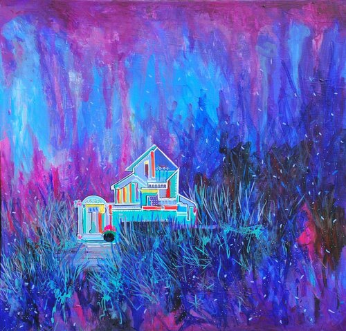 Nocturnal Serenity by Aasiri Wickremage, Painting for Sale on Singulart