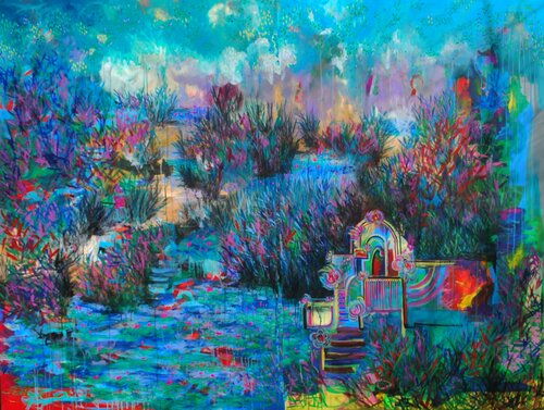 "Homeland" canvas painting by Aasiri Wickremage, Painting for Sale on Singulart