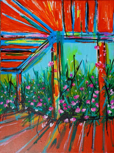 The warmth of Sunshine di Aasiri Wickremage, Pittura in vendita su Singulart