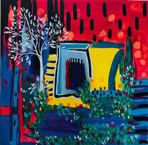 Entrance van Aasiri Wickremage, Schilderij te koop op Singulart