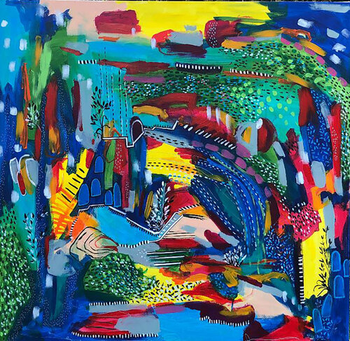 The Island di Aasiri Wickremage, Pittura in vendita su Singulart