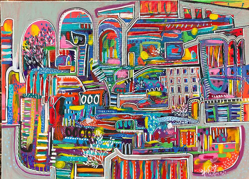 Mind of the abandoned di Aasiri Wickremage, Pittura in vendita su Singulart