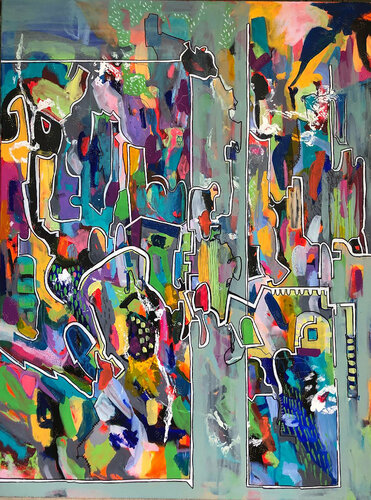 Shadows in the mountain (sale) by Aasiri Wickremage, Painting for Sale on Singulart