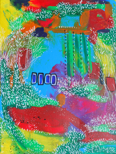 Memories of spring di Aasiri Wickremage, Pittura in vendita su Singulart