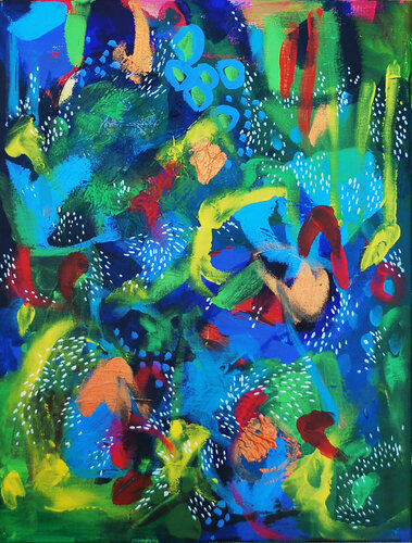 Abstraction 0032 di Aasiri Wickremage, Pittura in vendita su Singulart