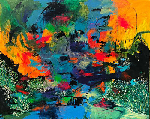 Utopia di Aasiri Wickremage, Pittura in vendita su Singulart
