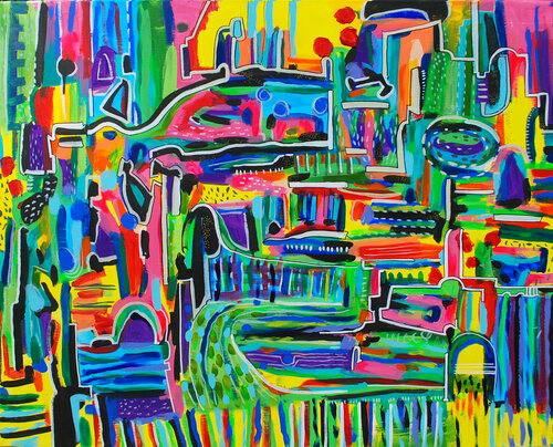 Sunny days di Aasiri Wickremage, Pittura in vendita su Singulart