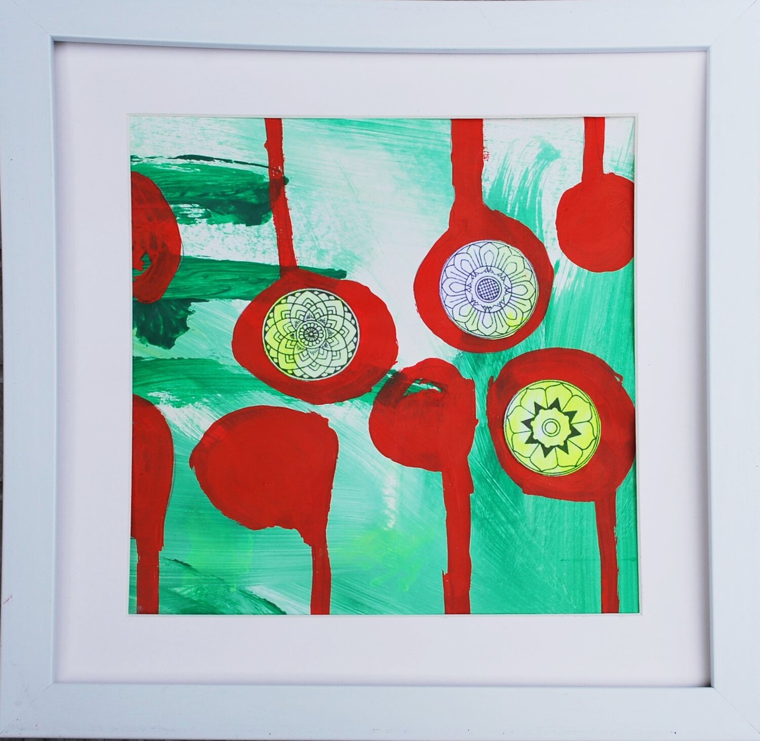 Patterns in Red Aasiri Wickremage