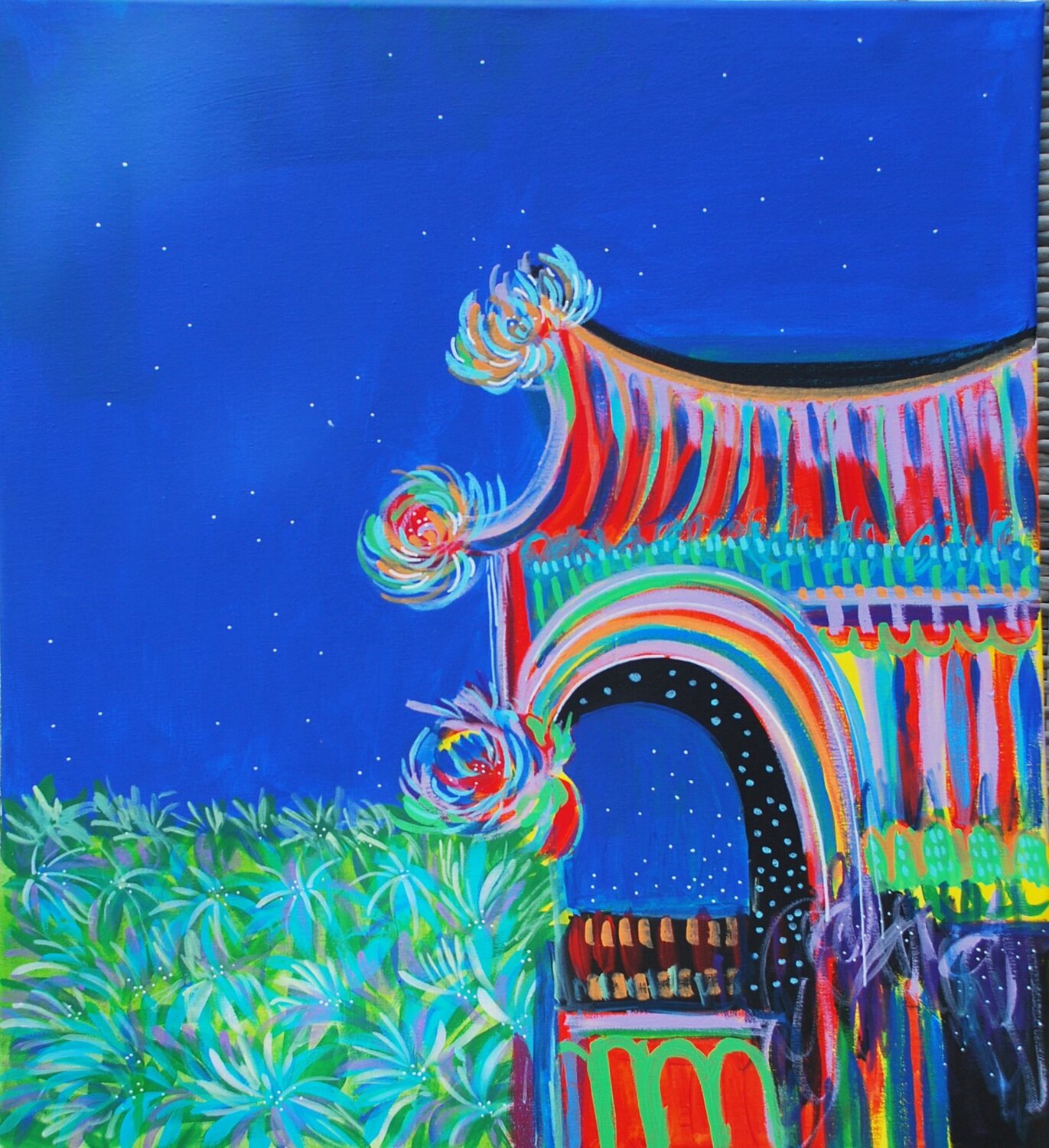 Teahouse at dusk - SIngapore Aasiri Wickremage