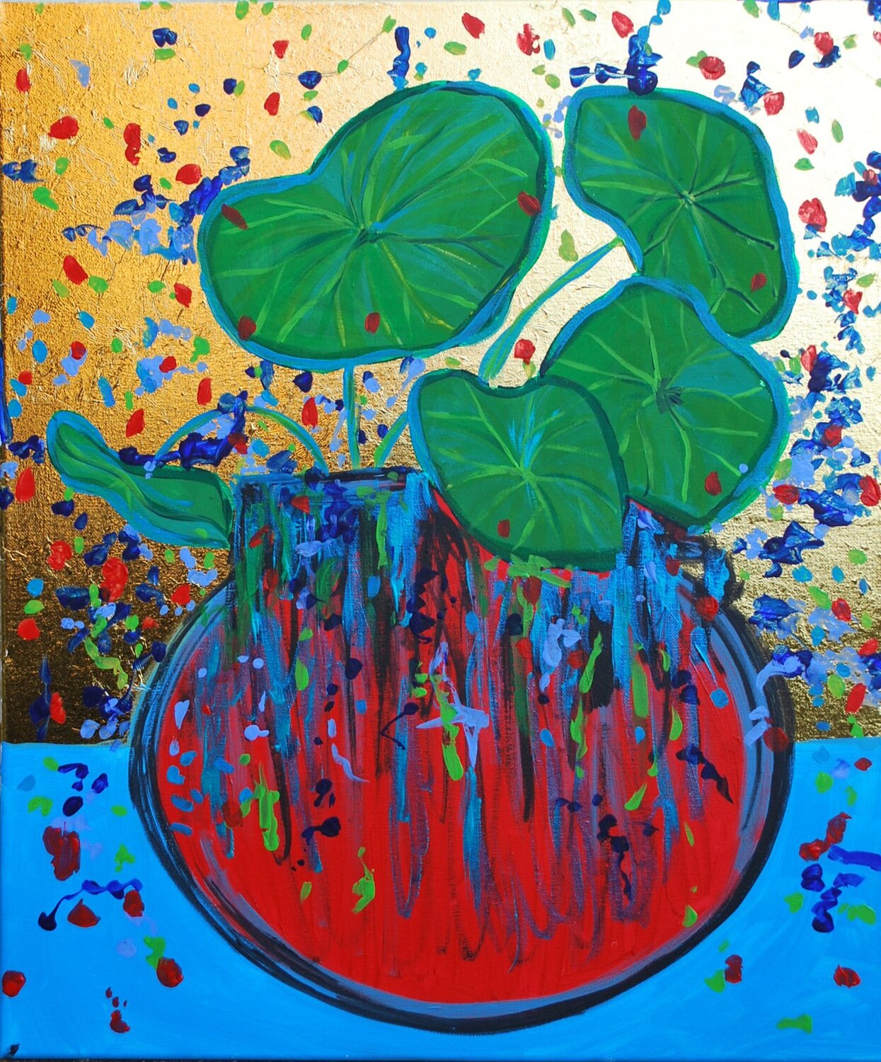 Gilded Serenity: Lotus Elegance Aasiri Wickremage
