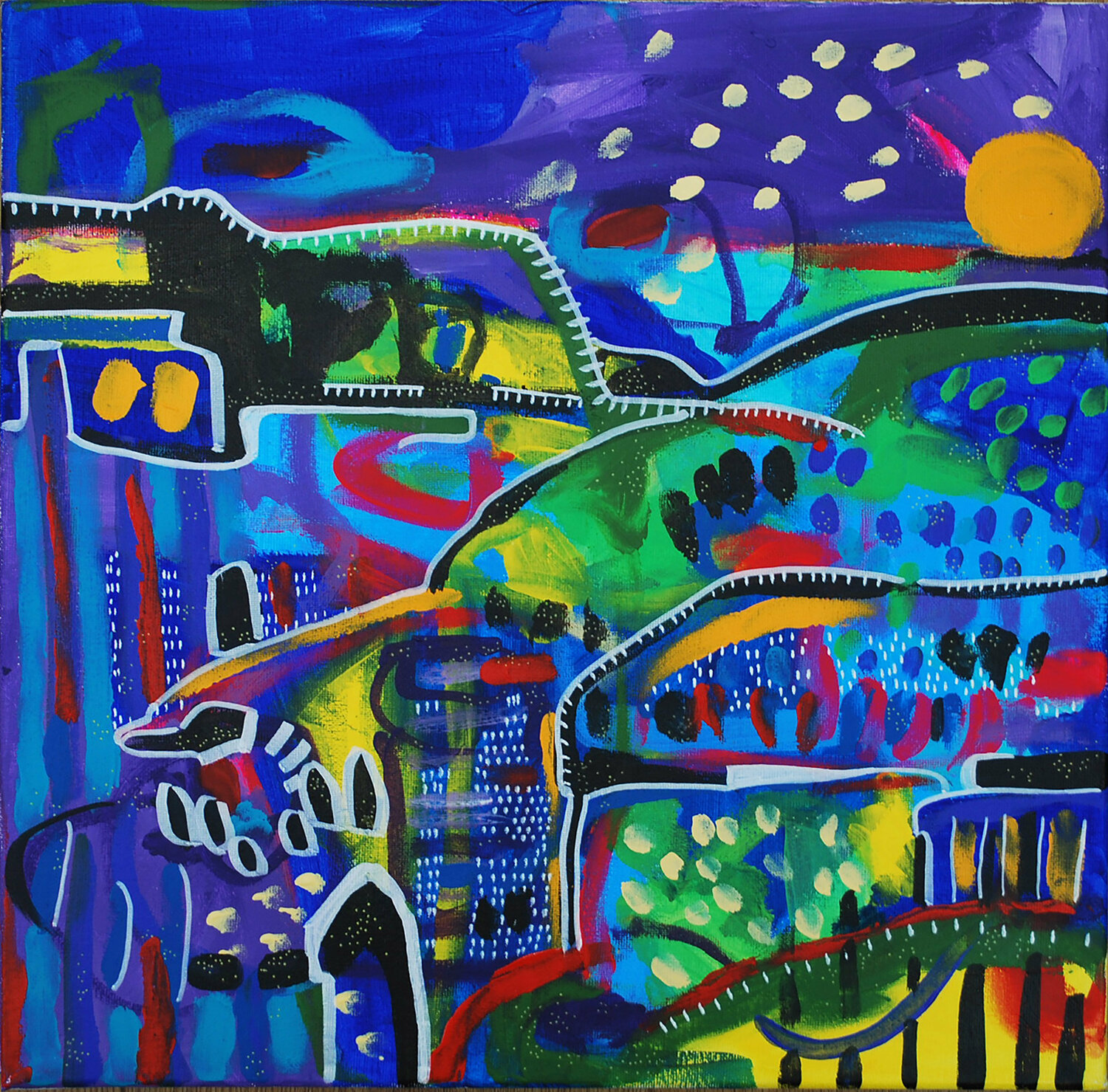 The hope in our heart (on sale) Aasiri Wickremage Originalgemälde zu verkaufen