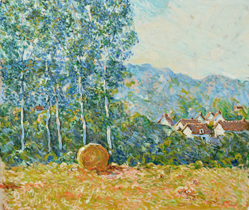 Le rouleau de paille van Patrick MARIE, Schilderij te koop op Singulart