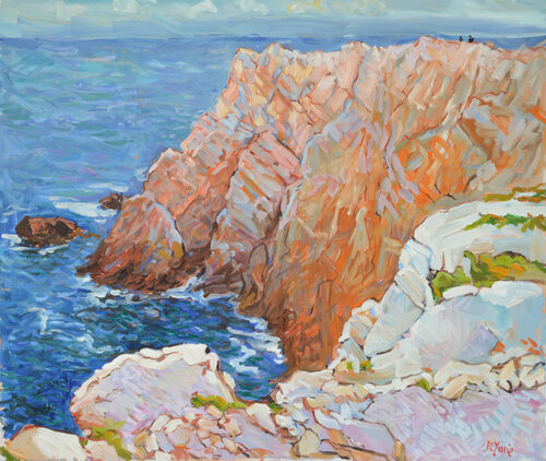 Côte bretonne - le soir von Patrick MARIE, Malerei kaufen auf Singulart
