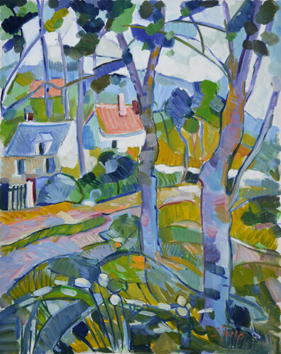 Campagne normande van Patrick MARIE, Schilderij te koop op Singulart