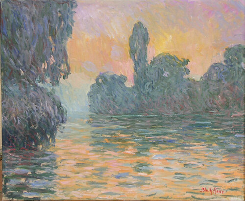 Brume sur la Seine van Patrick MARIE, Schilderij te koop op Singulart
