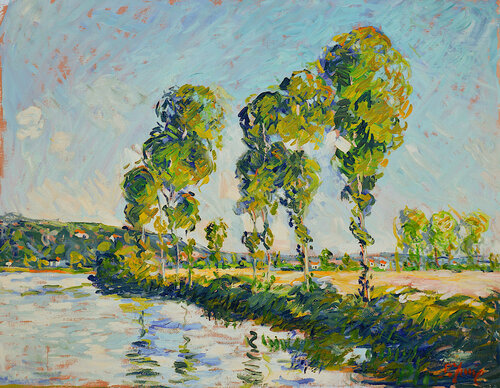 Au bord de la Seine von Patrick MARIE, Malerei kaufen auf Singulart