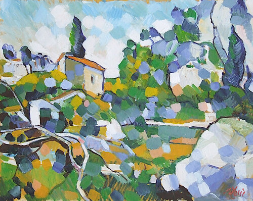 Paysage de Provence N°2 van Patrick MARIE, Schilderij te koop op Singulart