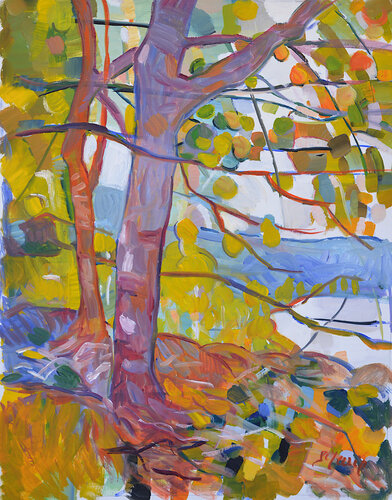 L'arbre rouge van Patrick MARIE, Schilderij te koop op Singulart