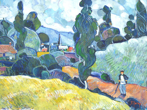 Vallée normande van Patrick MARIE, Schilderij te koop op Singulart