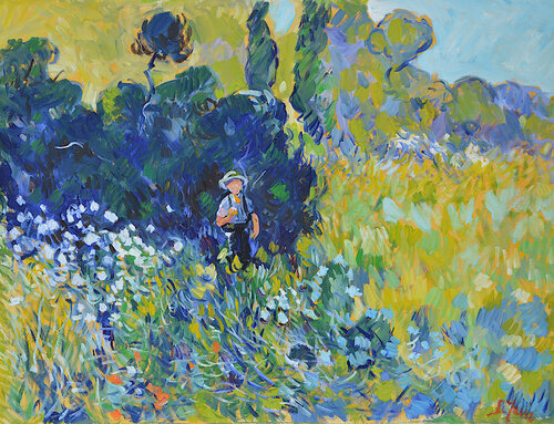 Promenade d'été van Patrick MARIE, Schilderij te koop op Singulart