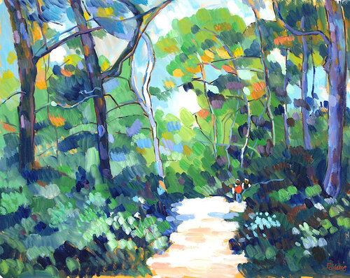 Sous bois N°3 van Patrick MARIE, Schilderij te koop op Singulart
