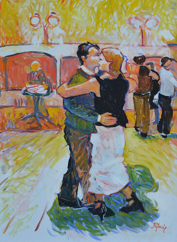 La guinguette N°2 van Patrick MARIE, Schilderij te koop op Singulart