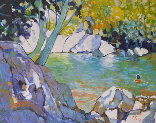 La baignade di Patrick MARIE, Pittura in vendita su Singulart
