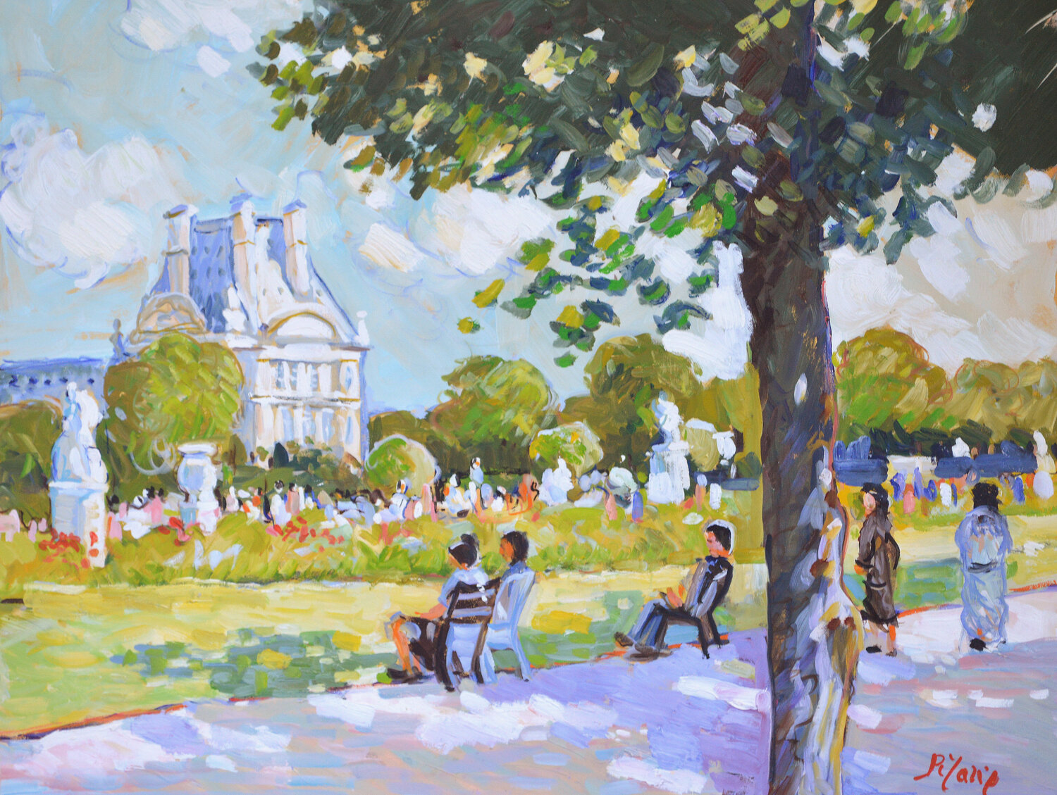 Le jardin des Tuileries Patrick MARIE