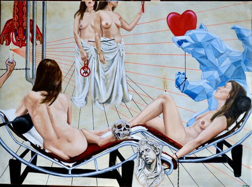 In ictu oculi, Aphorismes picturaux von Caroline Guth, Malerei kaufen auf Singulart