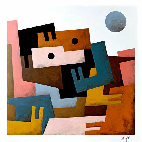 Alone together di Antony Squizzato, Pittura in vendita su Singulart