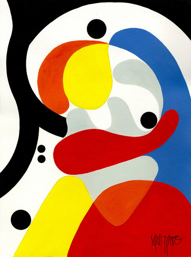 Tête de moule de Antony Squizzato, Obra en papel a la venta en Singulart