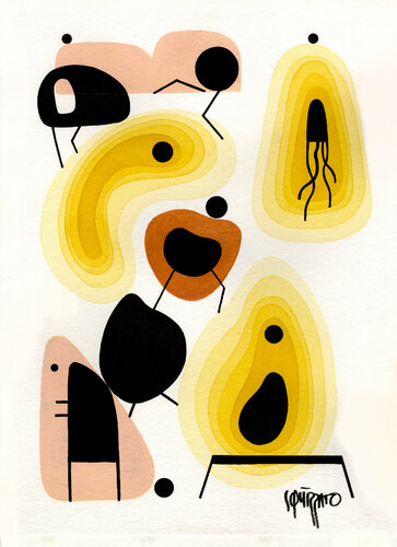 free cells tome 2 van Antony Squizzato, Werk op papier te koop op Singulart