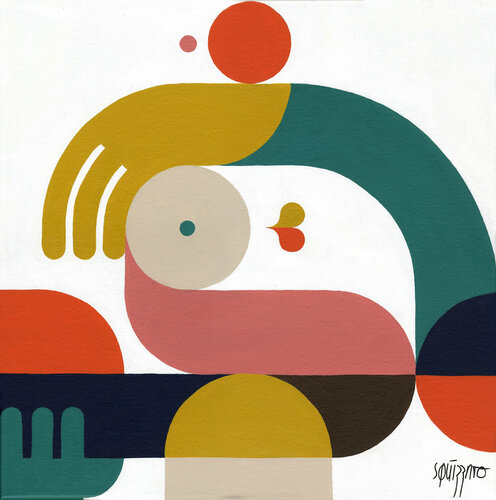 Retour sur soi di Antony Squizzato, Pittura in vendita su Singulart