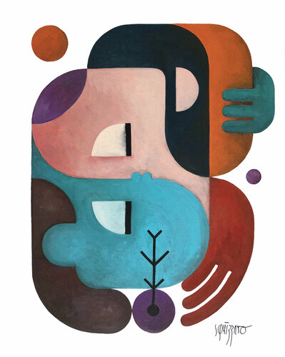 Roots di Antony Squizzato, Pittura in vendita su Singulart