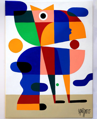 Le Corps et l'Esprit (Body &Soul) di Antony Squizzato, Pittura in vendita su Singulart