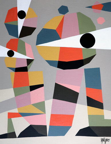 Big brothers di Antony Squizzato, Pittura in vendita su Singulart