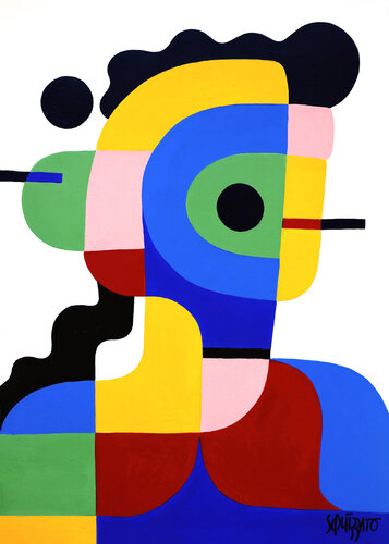 Le Pour et le Contre de Antony Squizzato, Pintura a la venta en Singulart