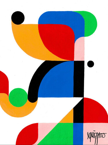 Grande gueule van Antony Squizzato, Schilderij te koop op Singulart