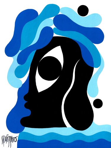 Too much noise von Antony Squizzato, Malerei kaufen auf Singulart