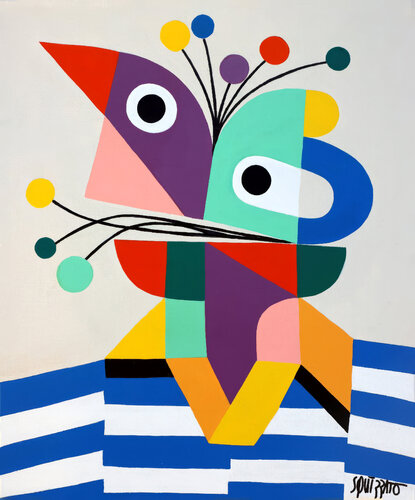 Beau Parleur di Antony Squizzato, Pittura in vendita su Singulart