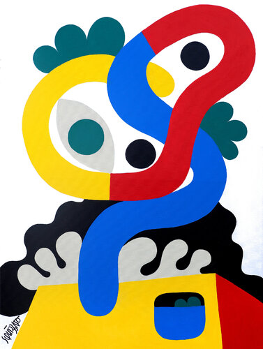 Vegetto by Antony Squizzato, Painting for Sale on Singulart