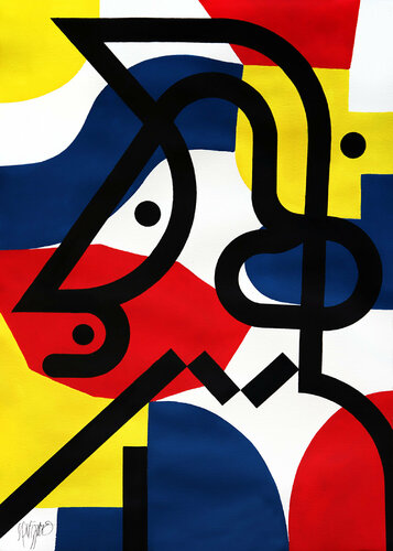 Chatterbox van Antony Squizzato, Werk op papier te koop op Singulart