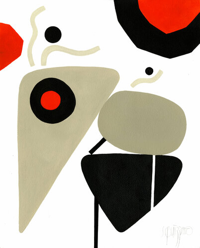 The BIG RUSH van Antony Squizzato, Werk op papier te koop op Singulart