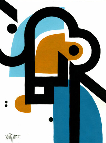 Bronco van Antony Squizzato, Werk op papier te koop op Singulart