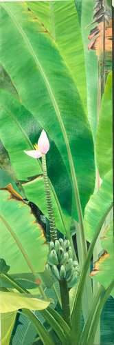Bananenblüte von Gabriele Fuchs, Malerei kaufen auf Singulart