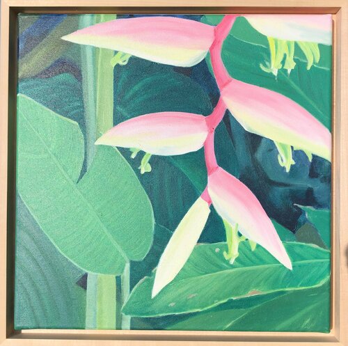Tropische Blüten van Gabriele Fuchs, Schilderij te koop op Singulart