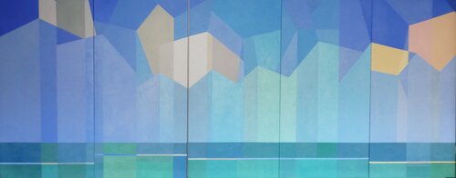 Offshore van Gabriele Fuchs, Schilderij te koop op Singulart