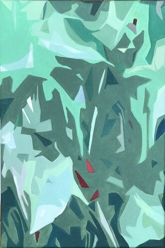Tropische Blume Abstraktion di Gabriele Fuchs, Pittura in vendita su Singulart
